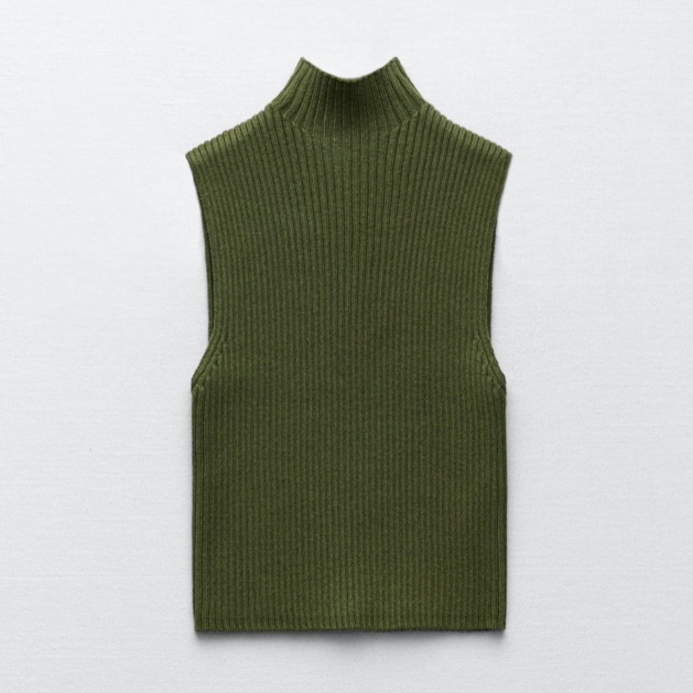 Zara Ribbed Knit Top